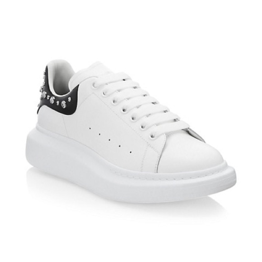 Alexander McQueen Studded Wedge Sole Sneaker